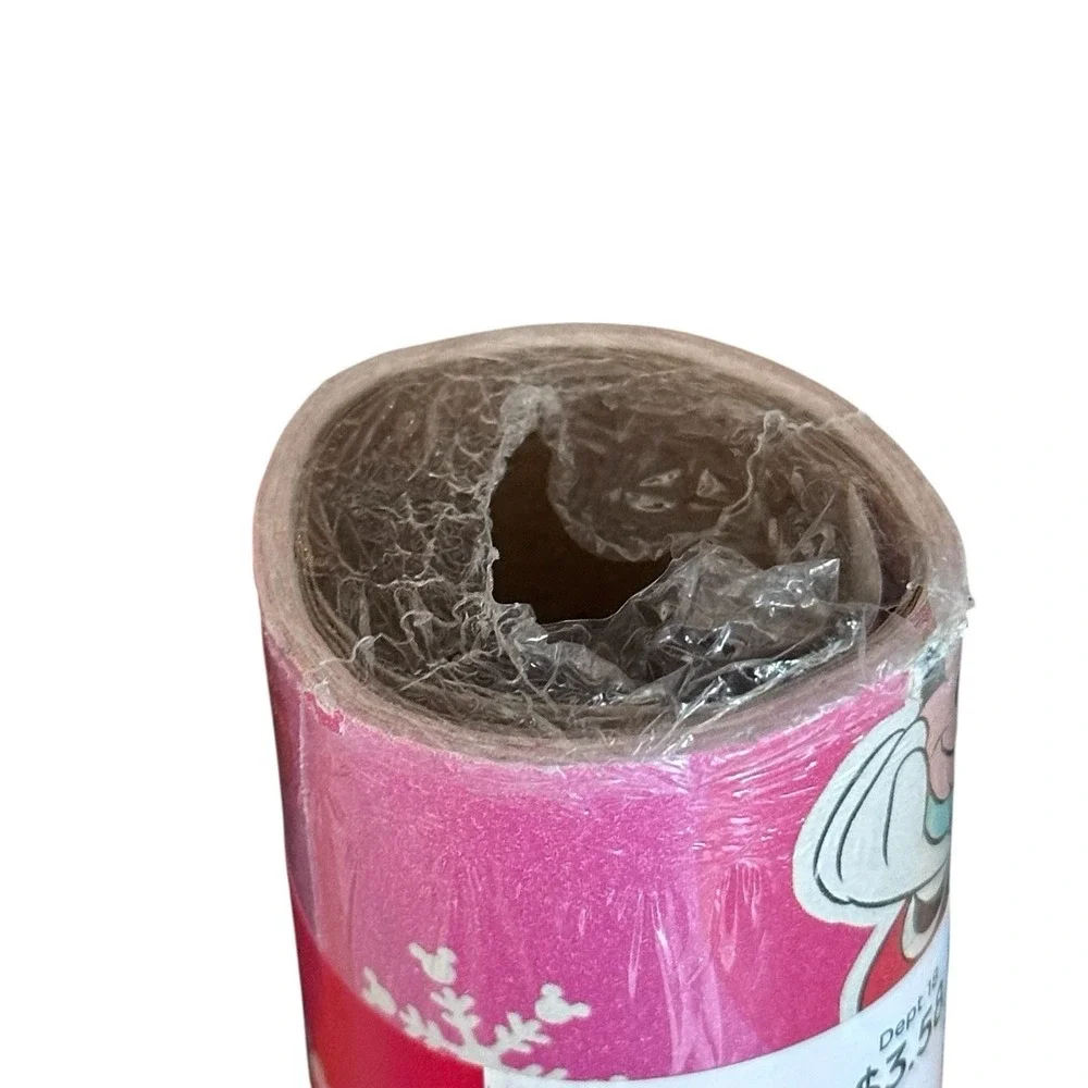 Vintage Disney Christmas Wrapping‎ Paper Mickey & Minnie Mouse 60 Sq ft Sealed